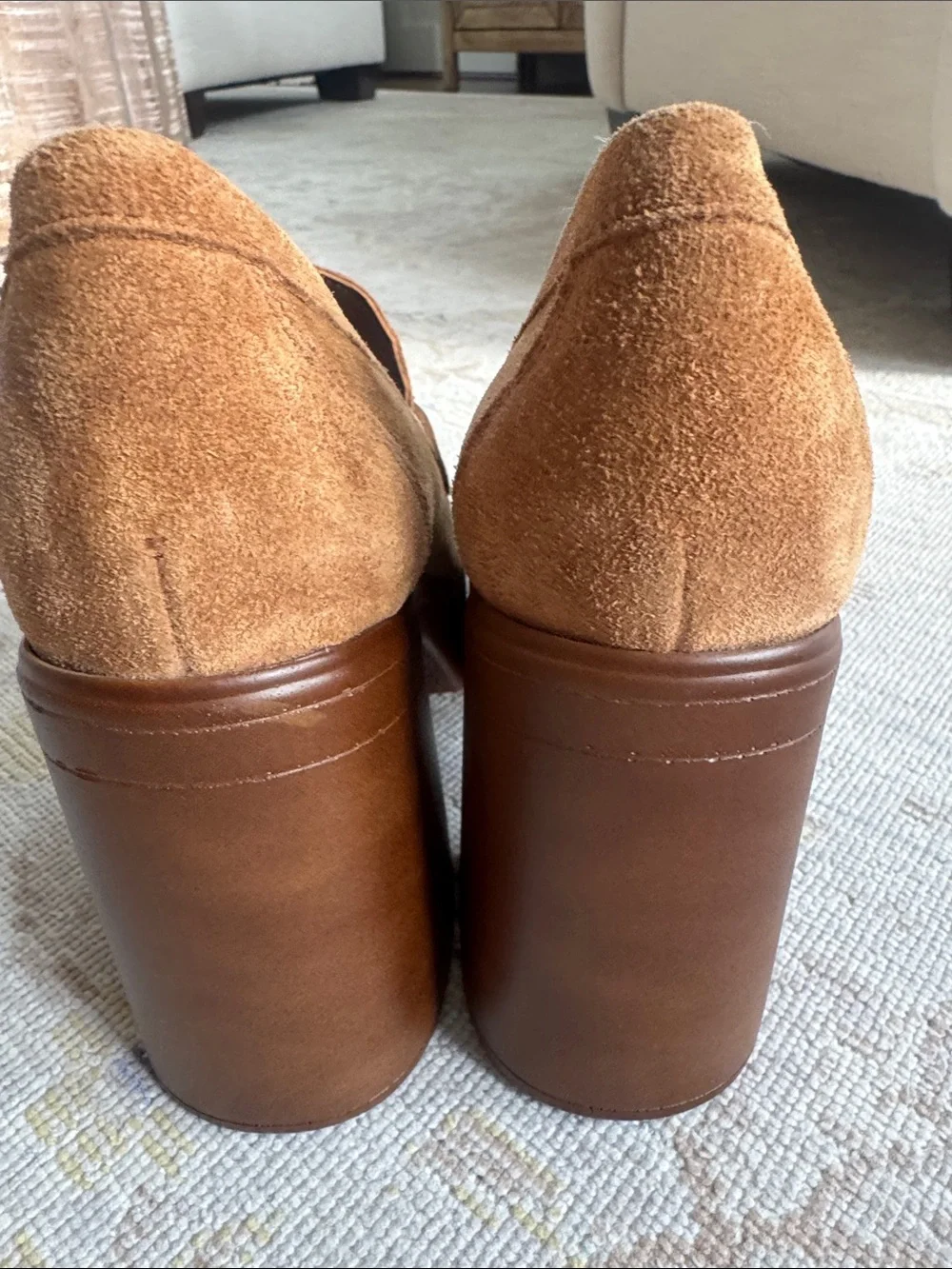 NEW FREE PEOPLE FP Collection - Zoe Platform Loafers Size 37.5